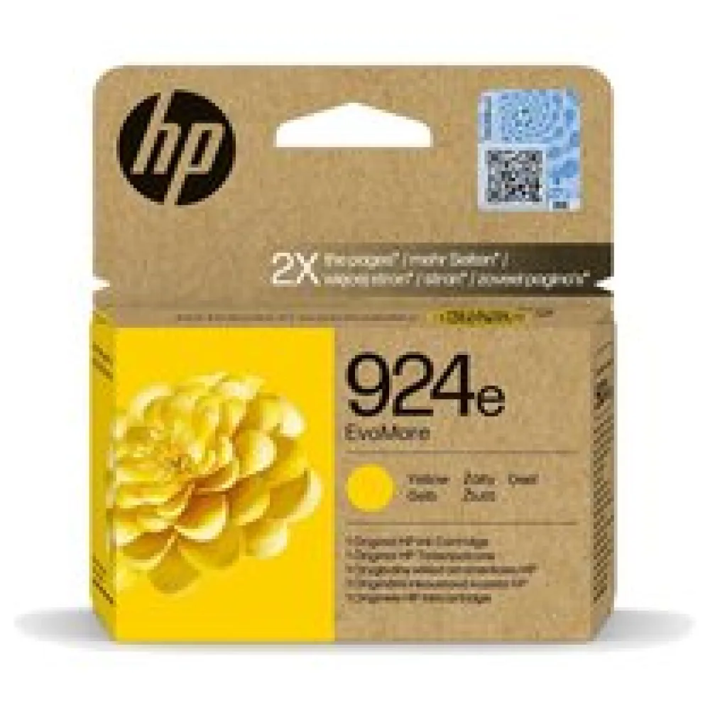 Original HP 4K0U9NE / 924E Tintenpatrone gelb – Bild 2