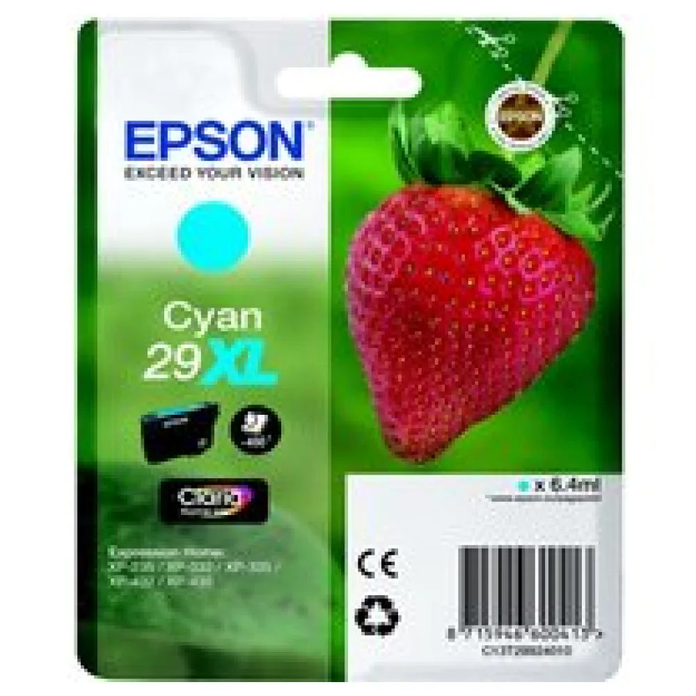 Original Epson C13T29924012 / 29XL Tintenpatrone cyan – Bild 2