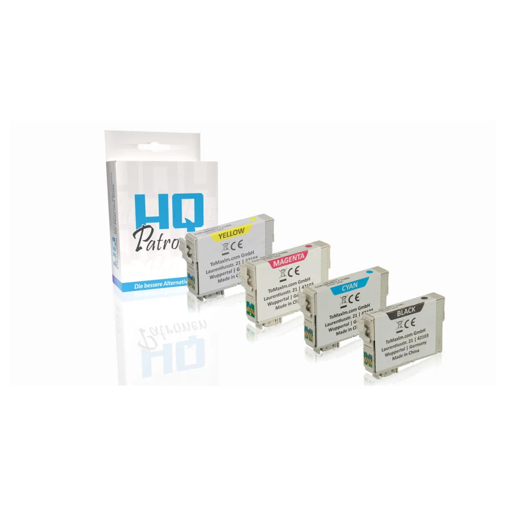 Multipack kompatibel zu Epson C13T12854010 / T1285 enthält 4x Tintenpatrone