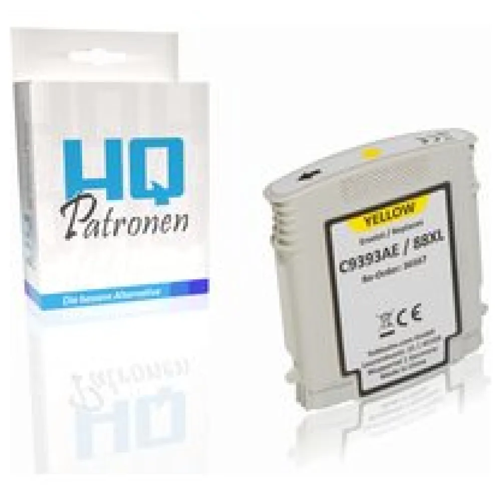 Kompatibel zu HP C9393AE / 88XL Tintenpatrone, gelb – Bild 2