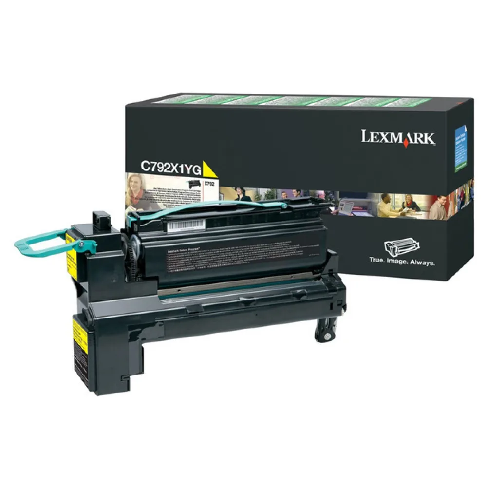Original Lexmark C792X1YG Toner gelb