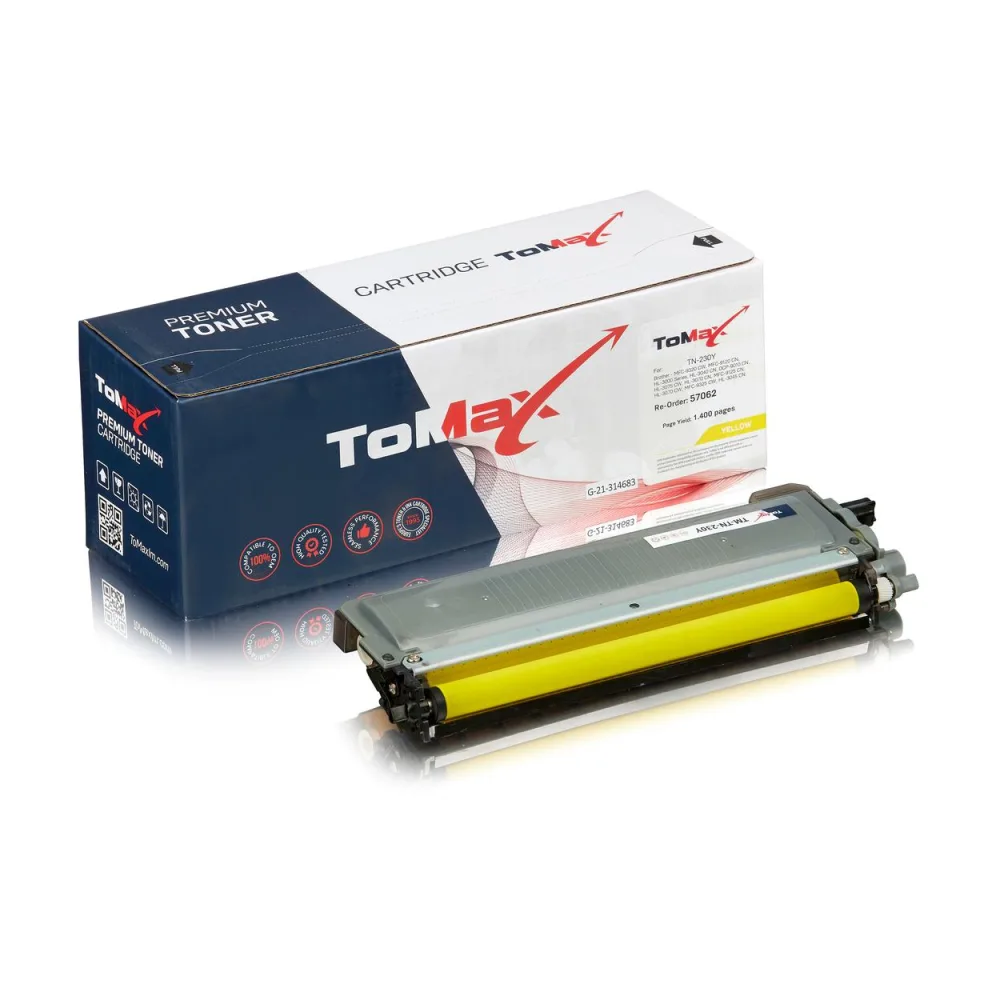 ToMax Premium ersetzt Brother TN-230Y Toner, gelb