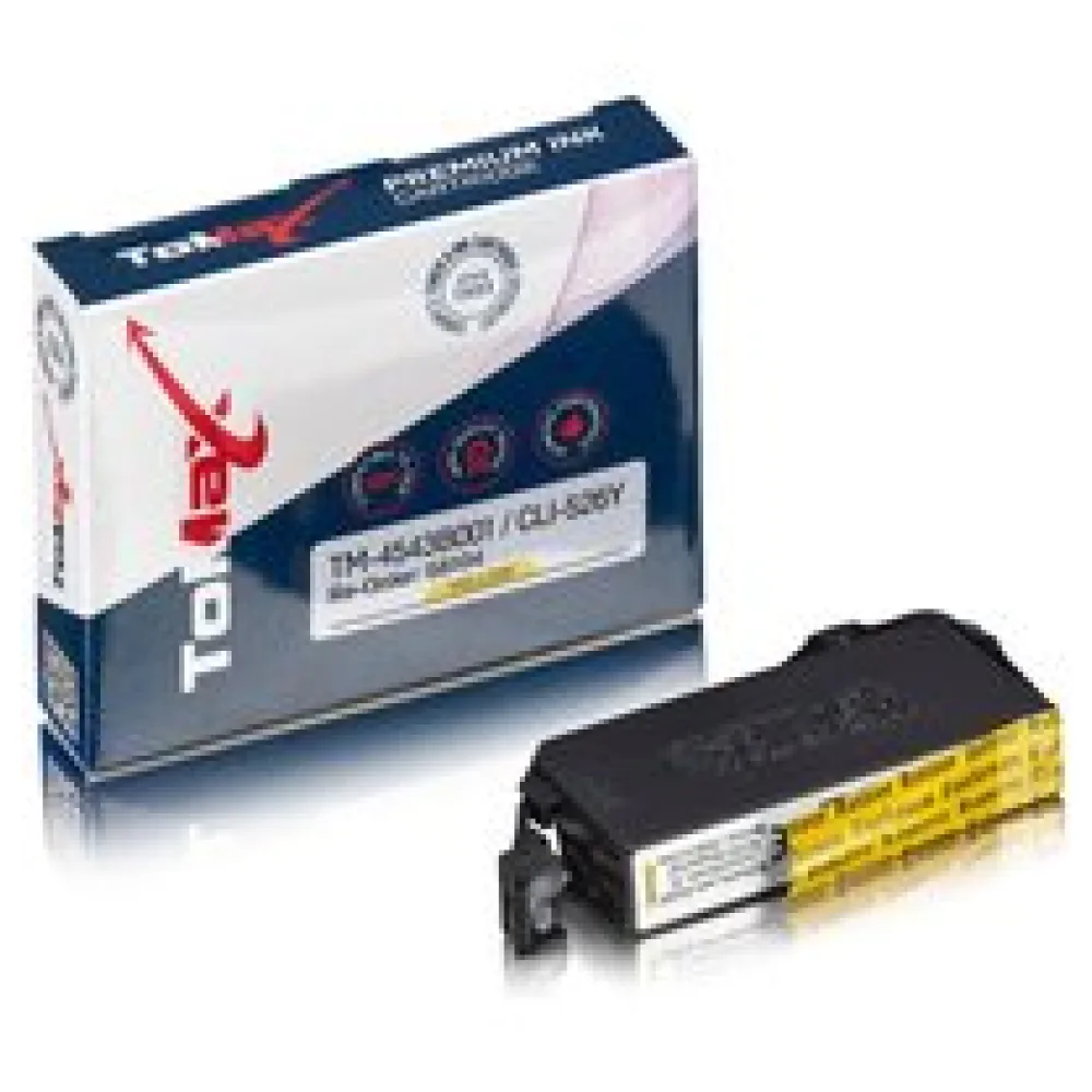 ToMax Premium ersetzt Canon 4543B001 / CLI-526Y Tintenpatrone, gelb – Bild 2