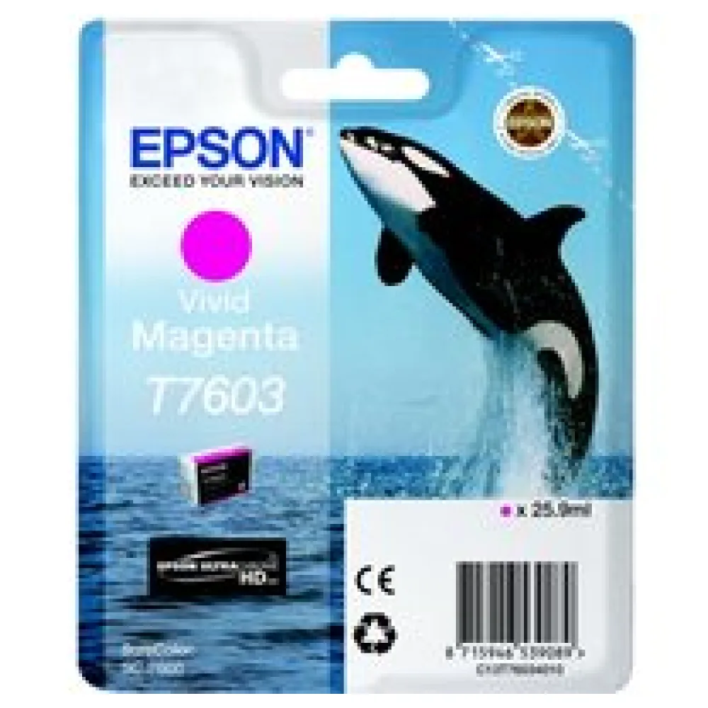 Original Epson C13T76034010 / T7603 Tintenpatrone magenta – Bild 2