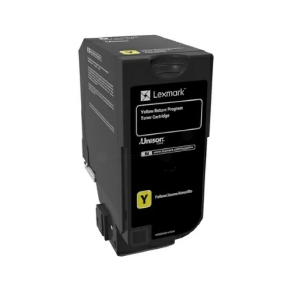 Original Lexmark 74C2SY0 Toner gelb