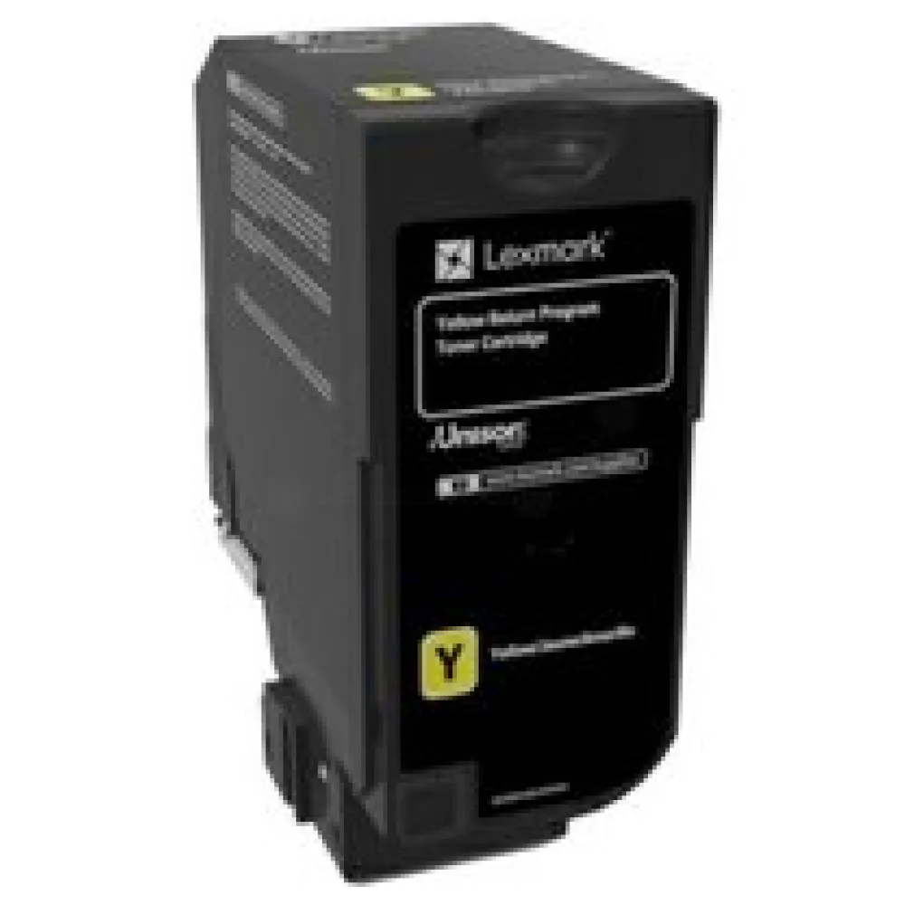 Original Lexmark 74C2SY0 Toner gelb – Bild 2