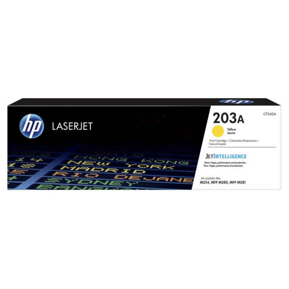Original HP CF542A / 203A Toner gelb