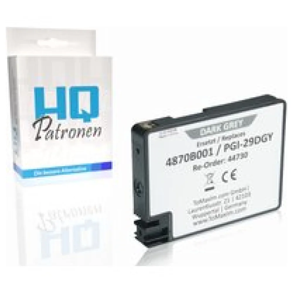 Kompatibel zu Canon 4870B001 / PGI-29DGY Tintenpatrone, grau – Bild 2