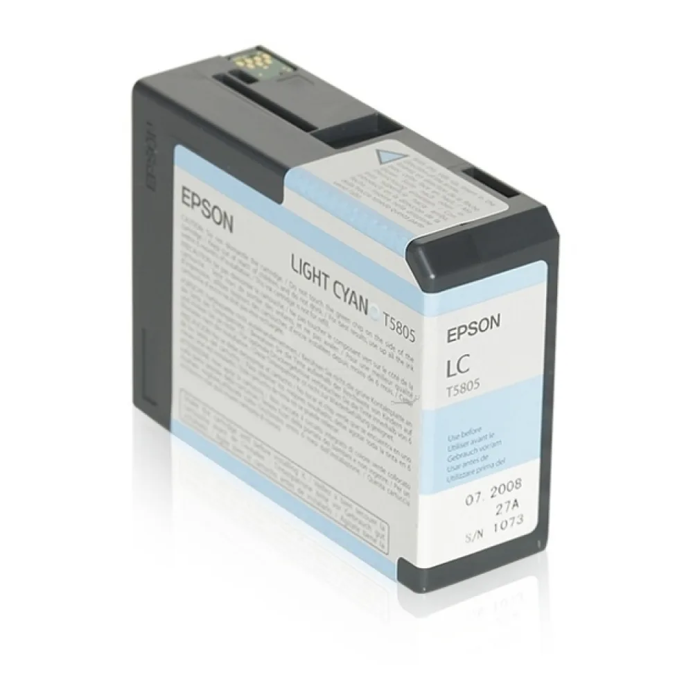 Original Epson C13T580500 / T5805 Tintenpatrone cyan hell