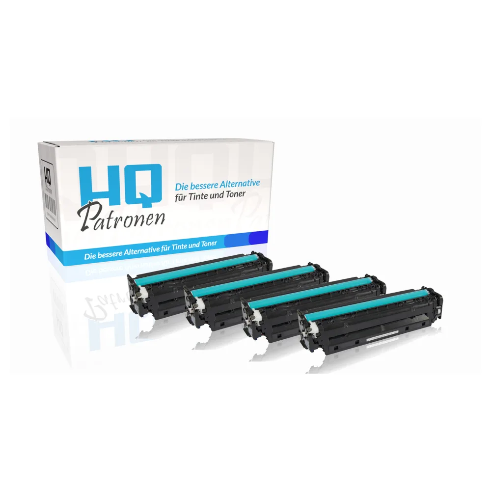 Multipack kompatibel zu Canon 718 enthält 4x Tonerkartusche