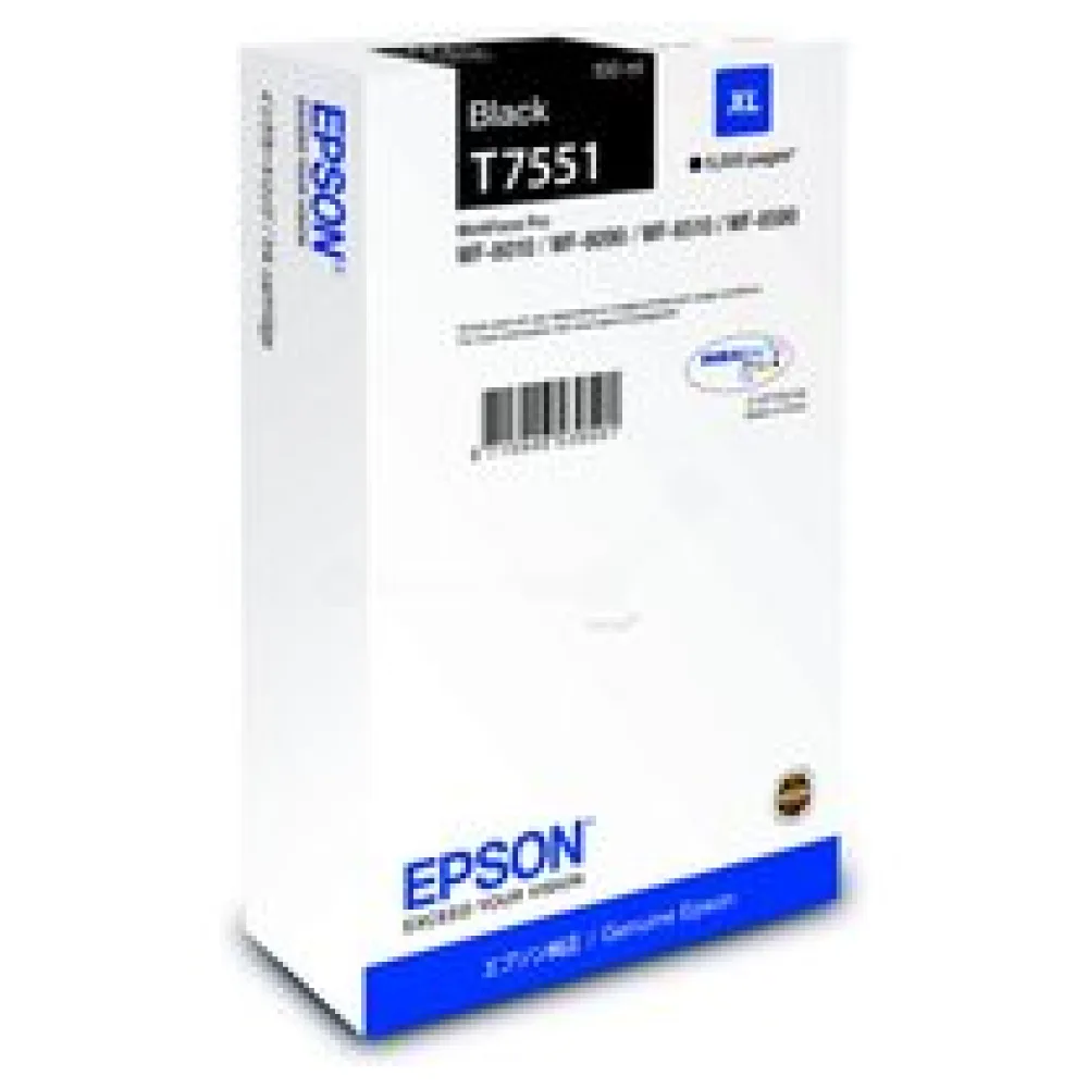 Original Epson C13T75514N / T7551 Tintenpatrone schwarz – Bild 2