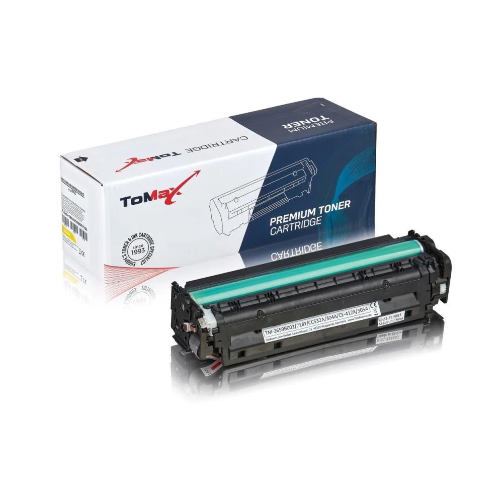 ToMax Premium ersetzt HP CE412X / 305A Toner, gelb