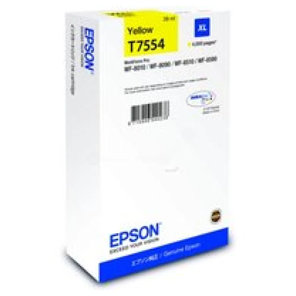 Original Epson C13T755440 / T7554 Tintenpatrone gelb – Bild 2