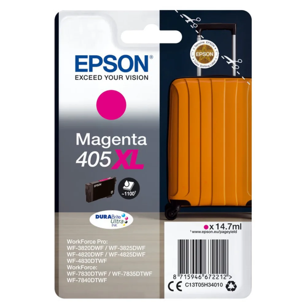 Original Epson C13T05H34010 / 405XL Tintenpatrone magenta