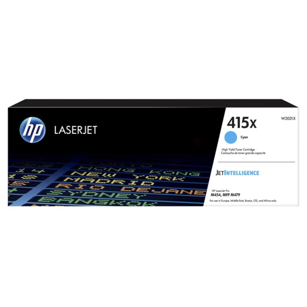Original HP W2031X / 415X Toner cyan