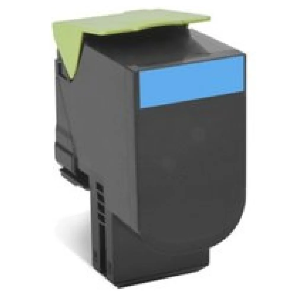 Original Lexmark 80C2XCE / 802XC Toner cyan – Bild 2