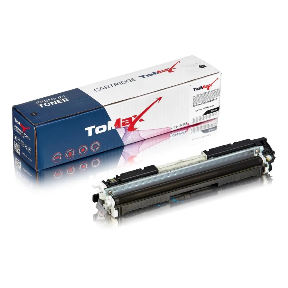 ToMax Premium ersetzt HP CE310A / 126A Toner, schwarz