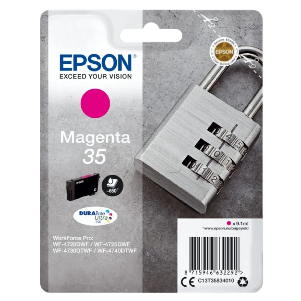 Original Epson C13T35834010 / 35 Tintenpatrone magenta