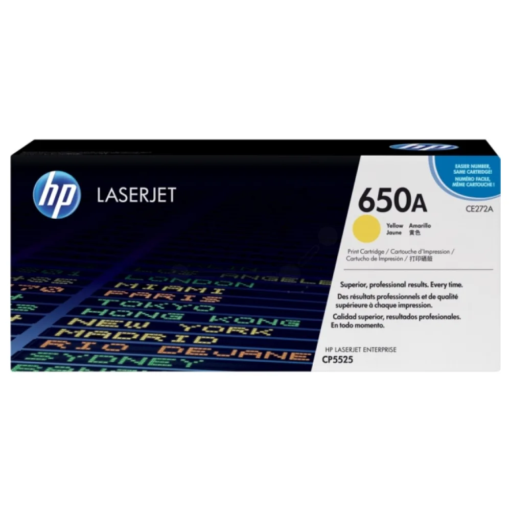 Original HP CE272A / 650A Toner gelb