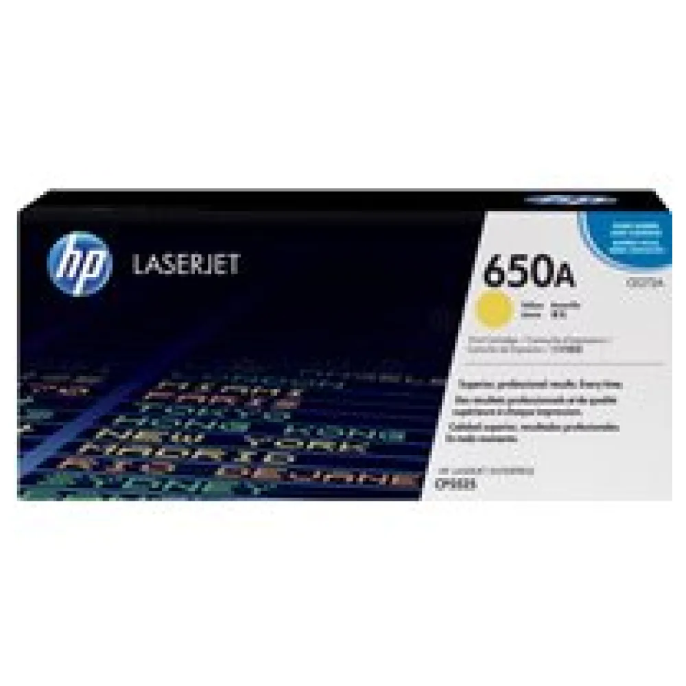 Original HP CE272A / 650A Toner gelb – Bild 2