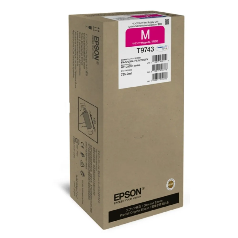 Original Epson C13T974300 / T9743 Tintenpatrone magenta
