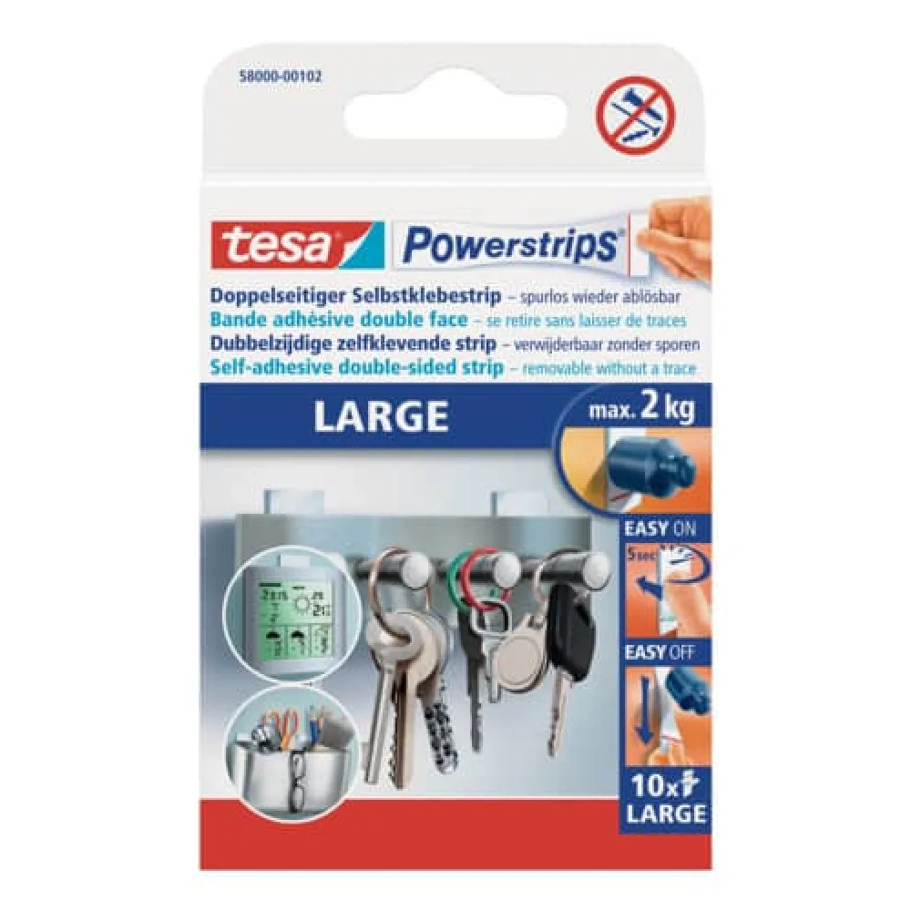TESA Power Strips large 20x50mm 10 Stück