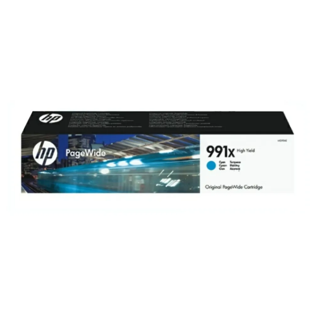 Original HP M0J90AE / 991X Tintenpatrone cyan