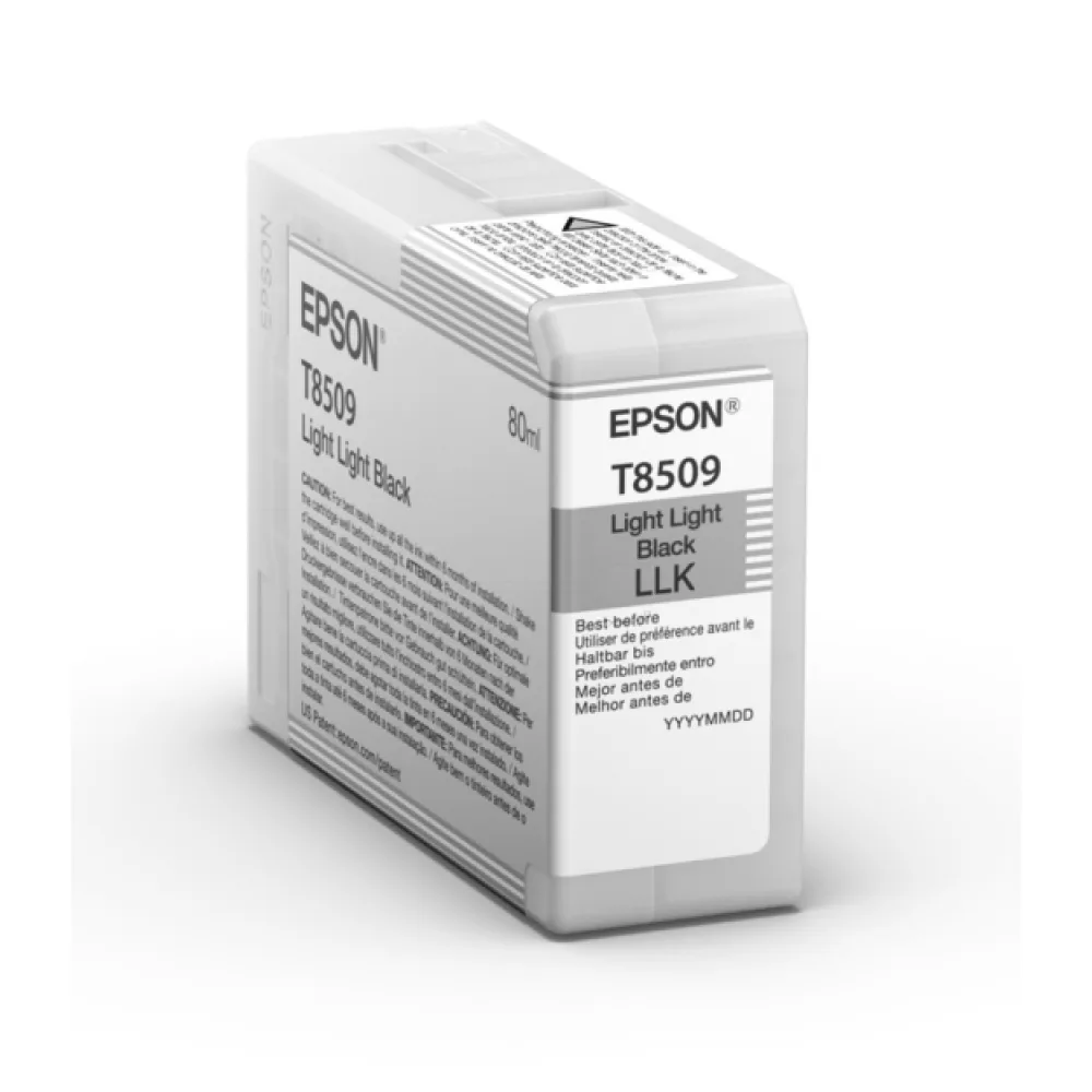 Original Epson C13T850900 / T8509 Tintenpatrone schwarz hell hell