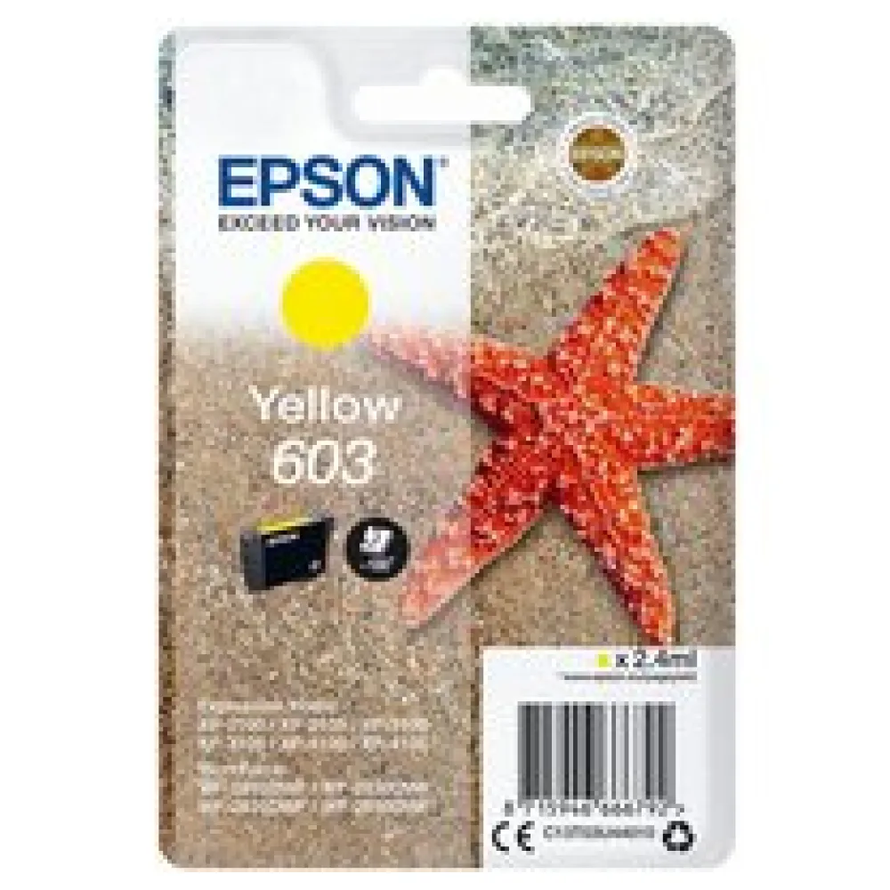 Original Epson C13T03U44010 / 603 Tintenpatrone gelb – Bild 2