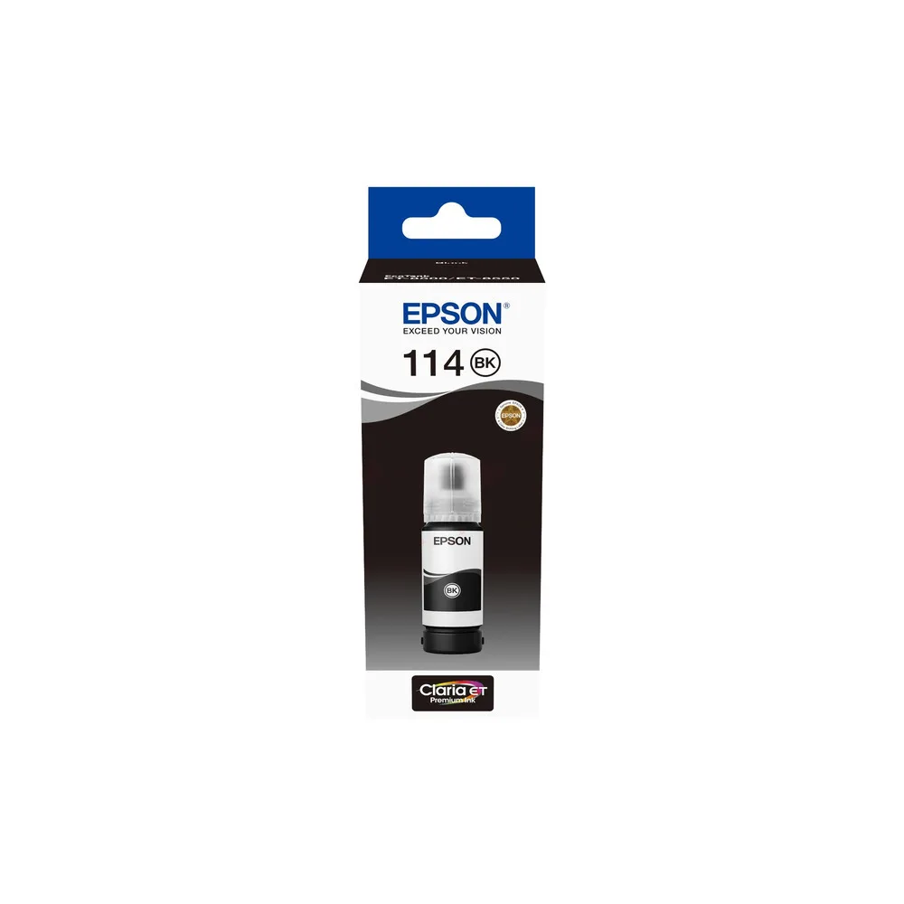 Kompatibel zu Epson C13T07A140 / 114 Tintenflasche, schwarz pigmentiert