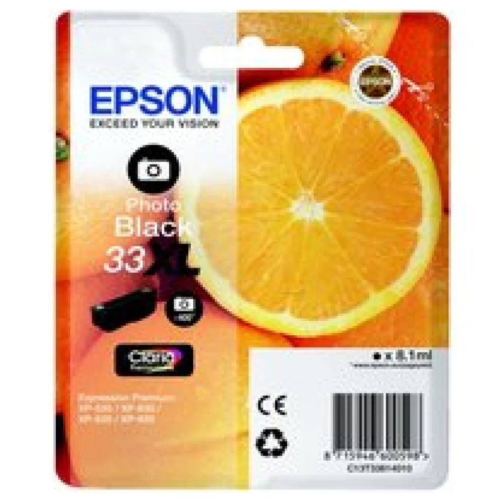 Original Epson C13T33614012 / 33XL Tintenpatrone schwarz hell – Bild 2
