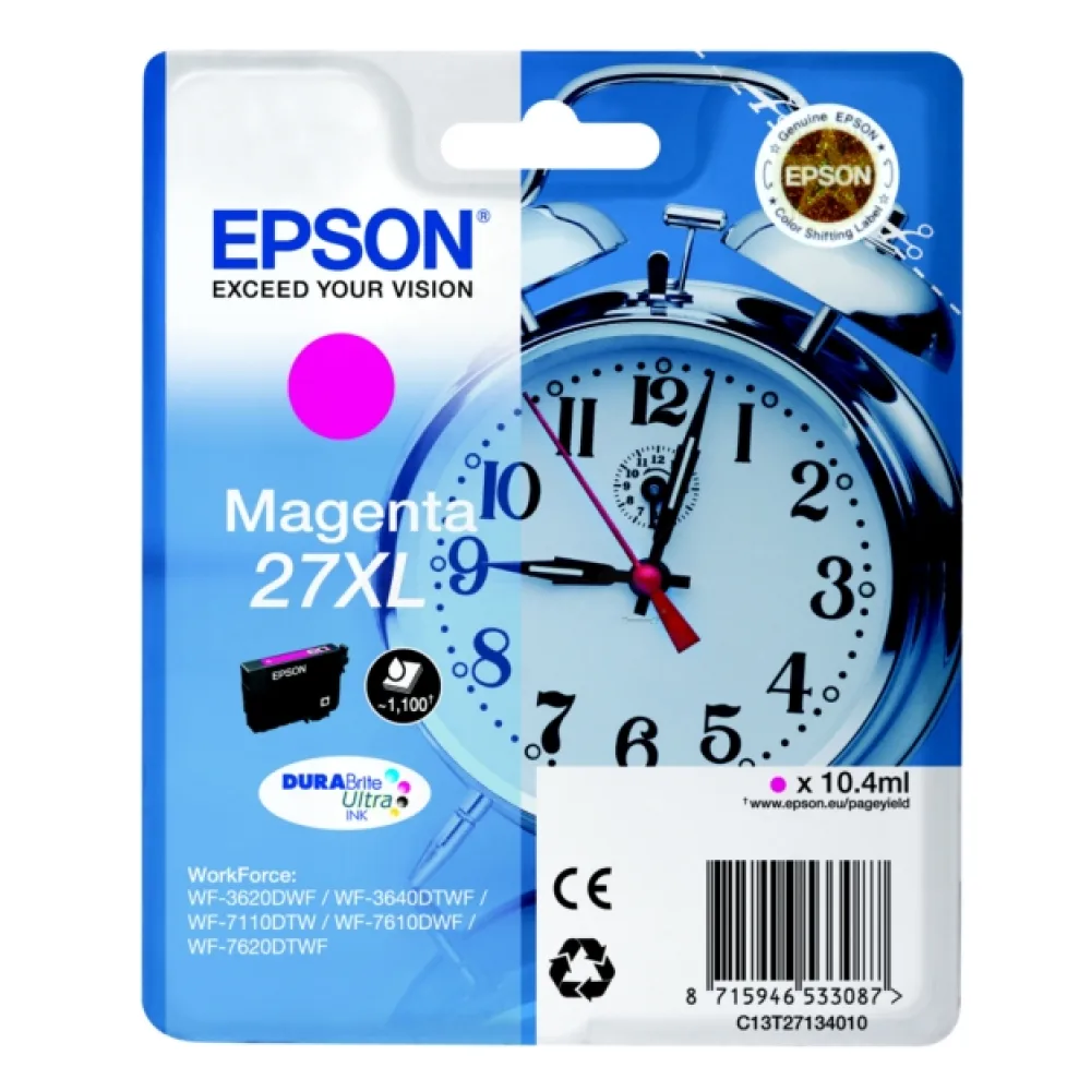 Original Epson C13T27134012 / 27XL Tintenpatrone magenta