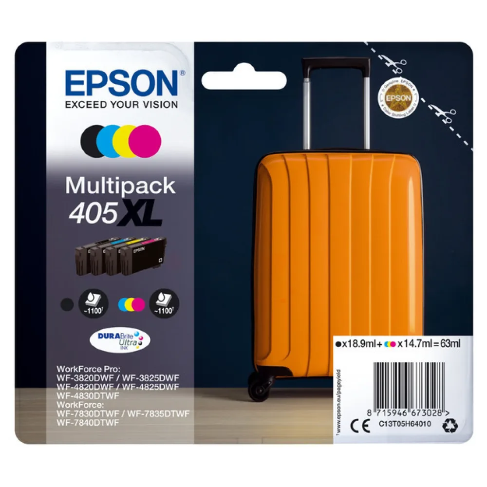 Original Epson C13T05H64010 / 405XL Tintenpatrone Multipack