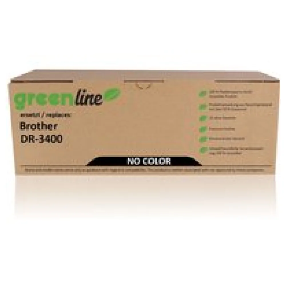 greenline ersetzt Brother DR-3400 Trommel, farblos – Bild 2