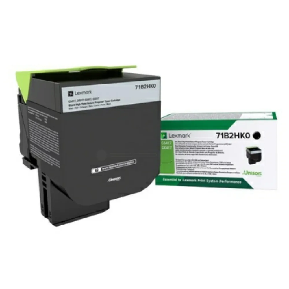 Original Lexmark 71B2HK0 Toner schwarz