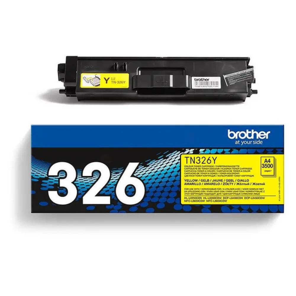 Original Brother TN326Y Toner gelb