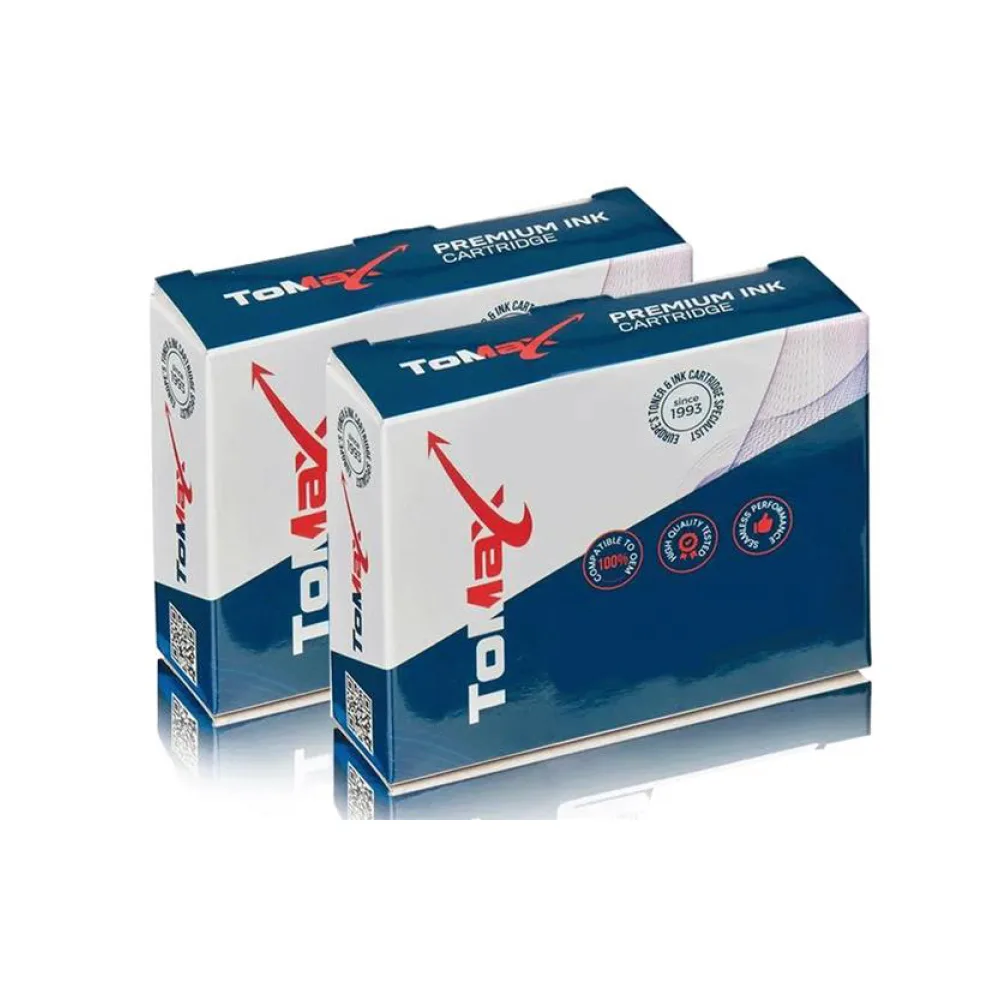 ToMax Multipack ersetzt HP CC641EE / 300XL enthält 2x Druckkopfpatrone
