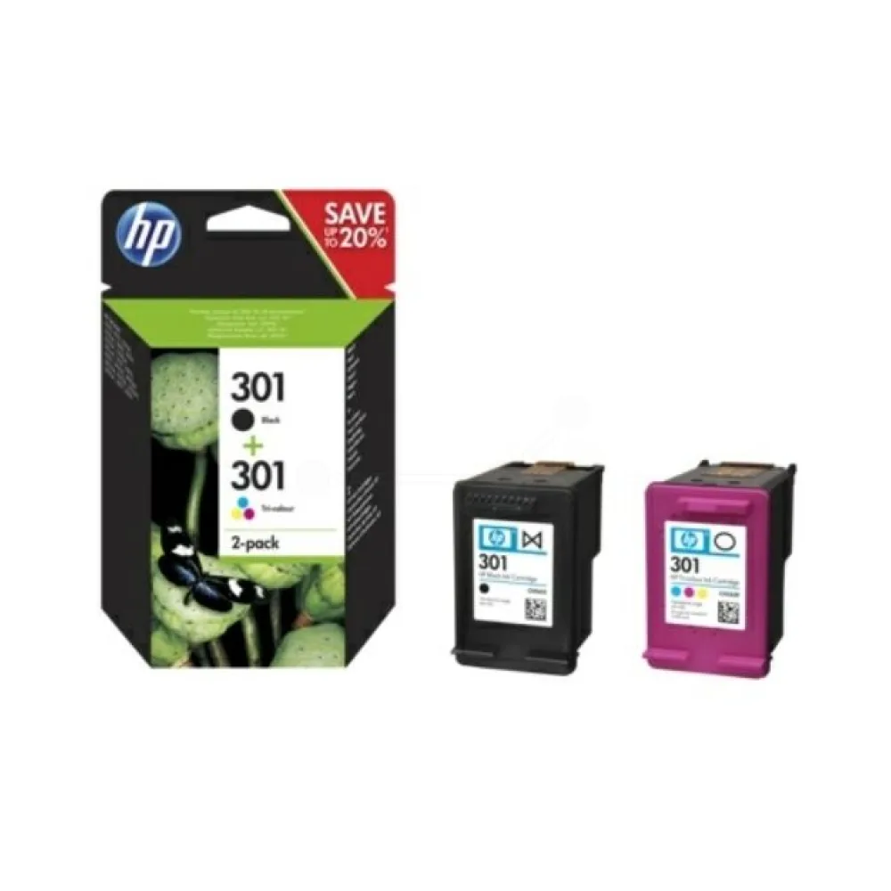 Original HP N9J72AE / 301 Druckkopfpatrone Multipack