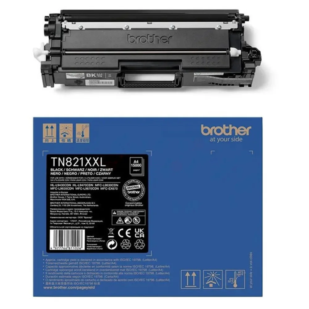 Original Brother TN821XXLBK Toner schwarz
