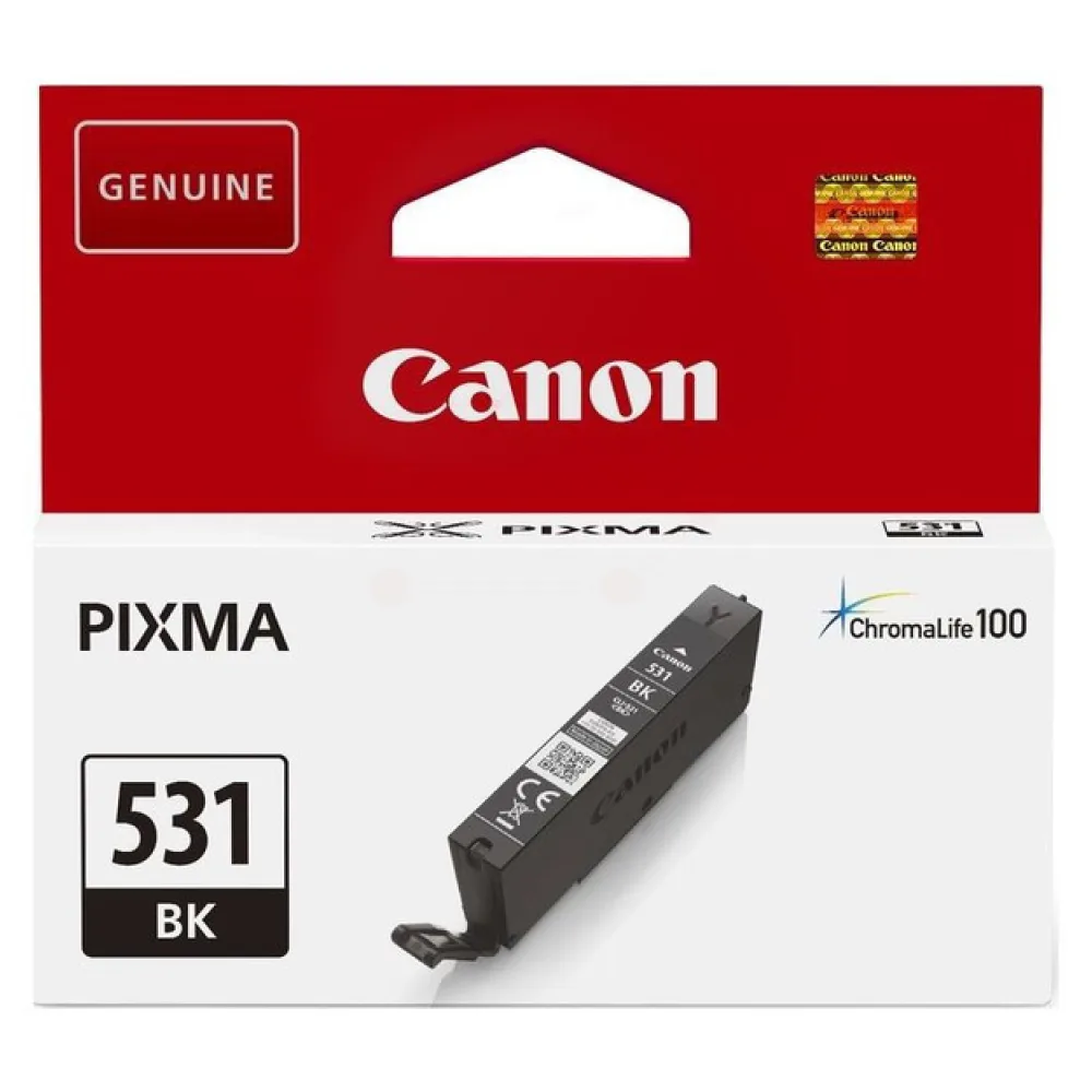 Original Canon 6118C001 / CLI531BK Tintenpatrone foto schwarz