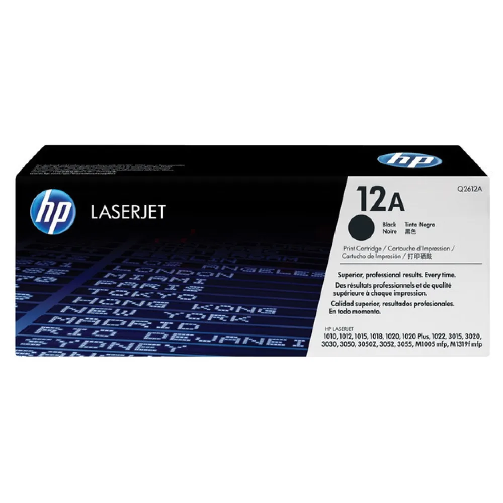Original HP Q2612A / 12A Toner schwarz