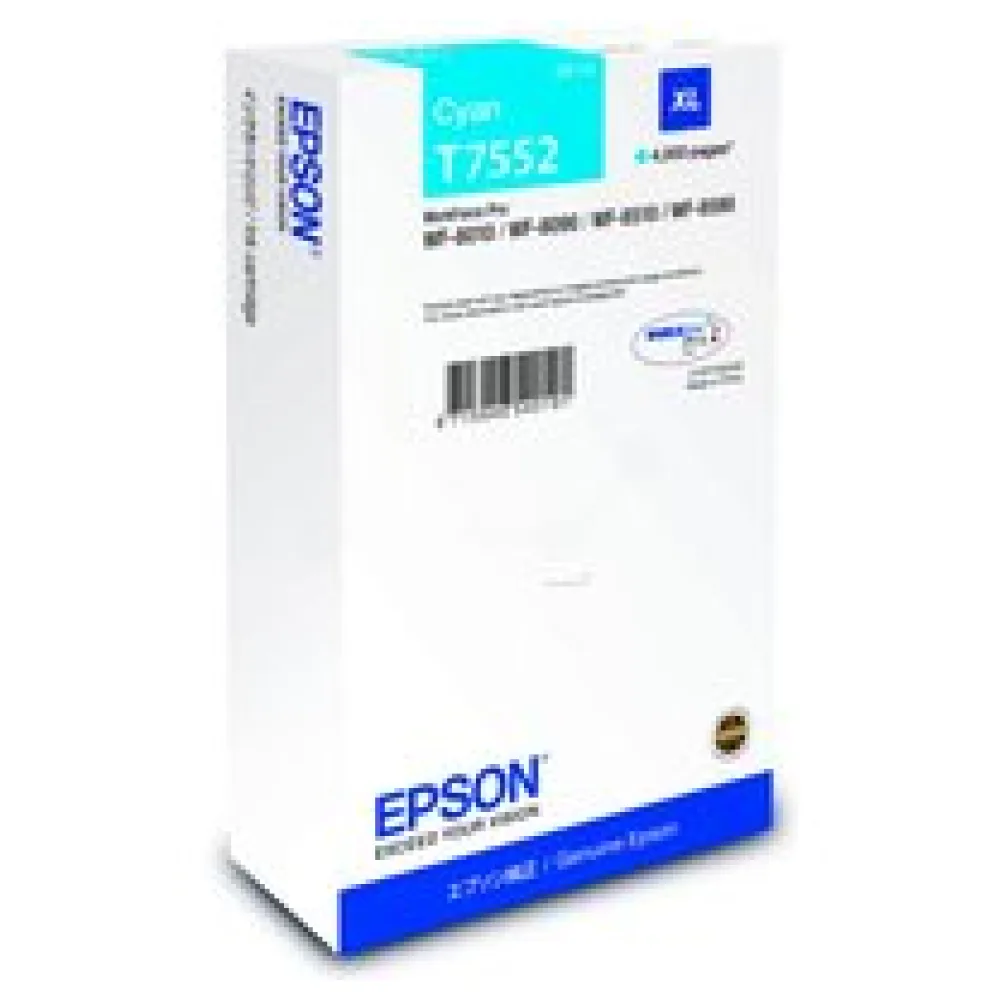 Original Epson C13T75524N / T7552 Tintenpatrone cyan – Bild 2