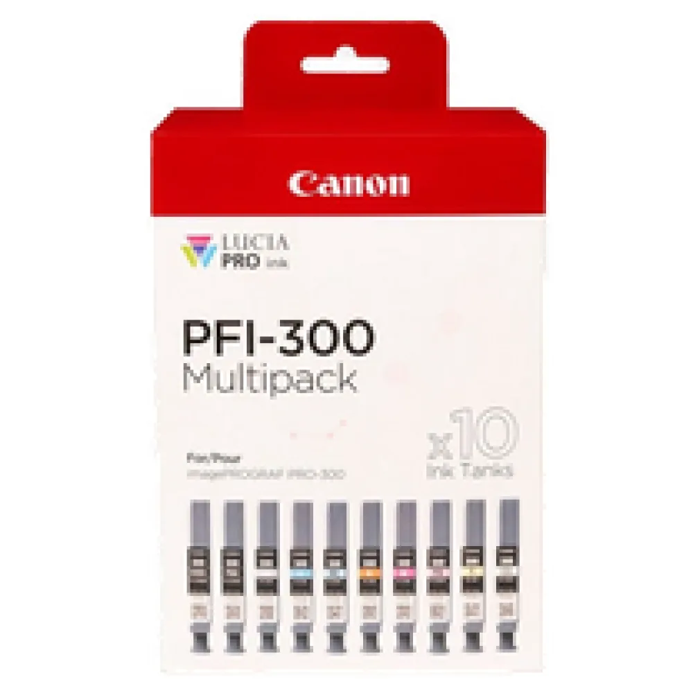 Original Canon 4192C008 / PFI300 Tintenpatrone Multipack – Bild 2