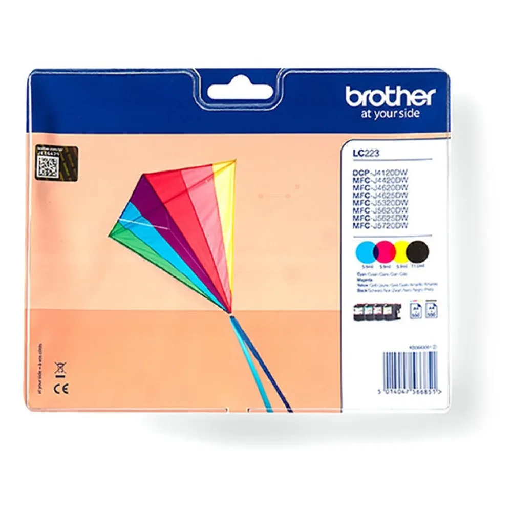 Original Brother LC223VALBP Tintenpatrone Multipack