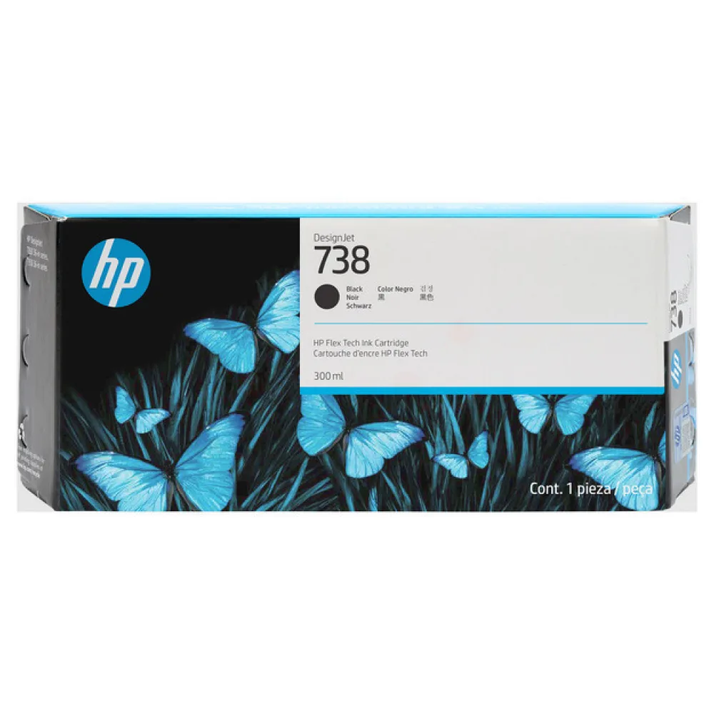 Original HP 498N8A / 738 Tintenpatrone schwarz