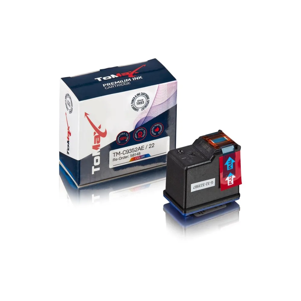 ToMax Premium ersetzt HP C9352AE / 22 Druckkopfpatrone, color