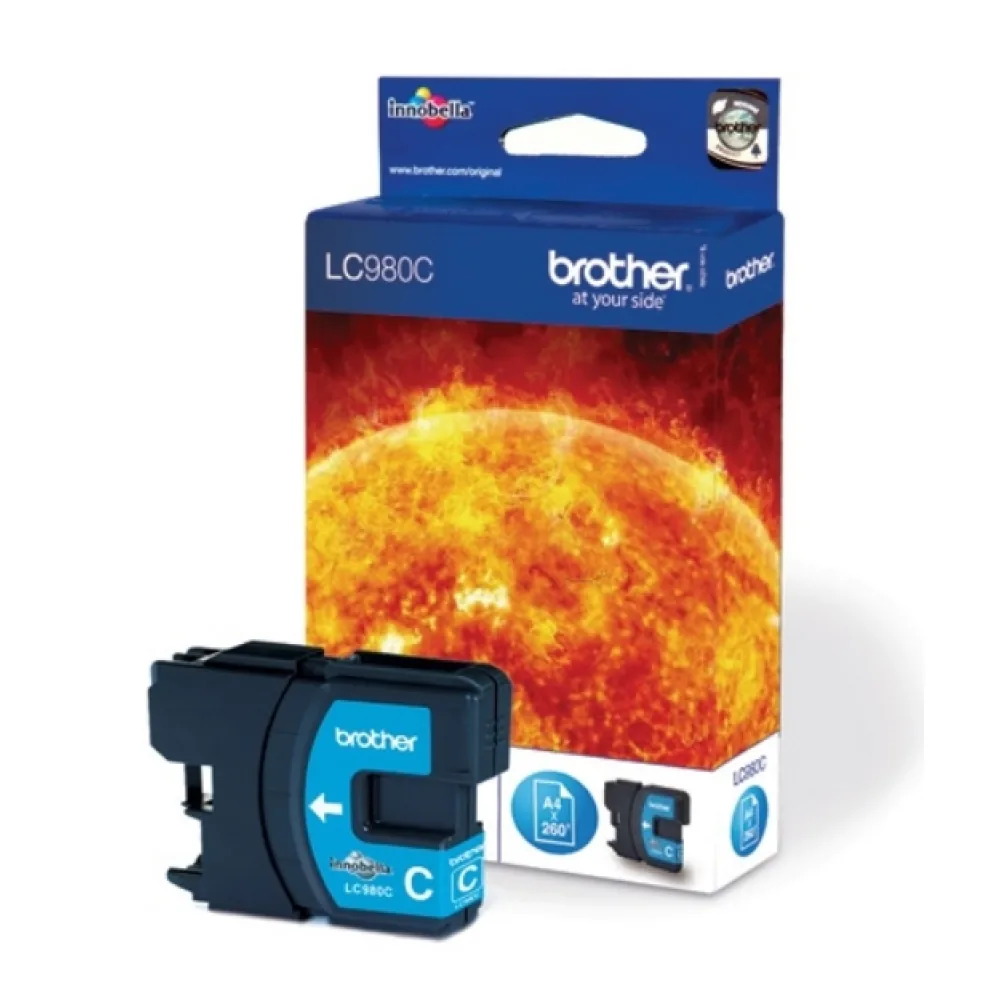 Original Brother LC980C Tintenpatrone cyan