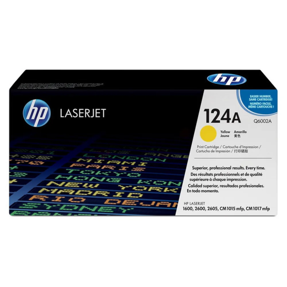 Original HP Q6002A / 124A Toner gelb
