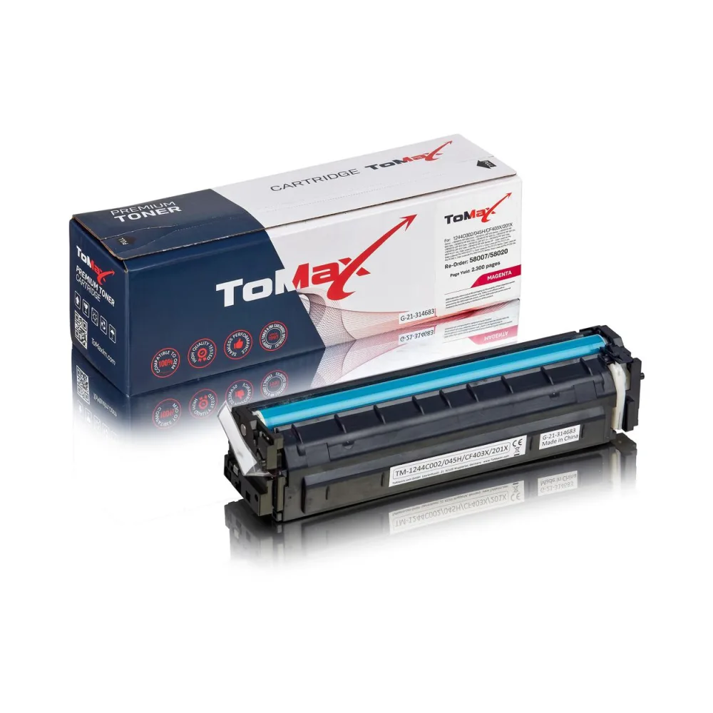 ToMax Premium ersetzt HP CF403X / 201X Tonerkartusche, magenta