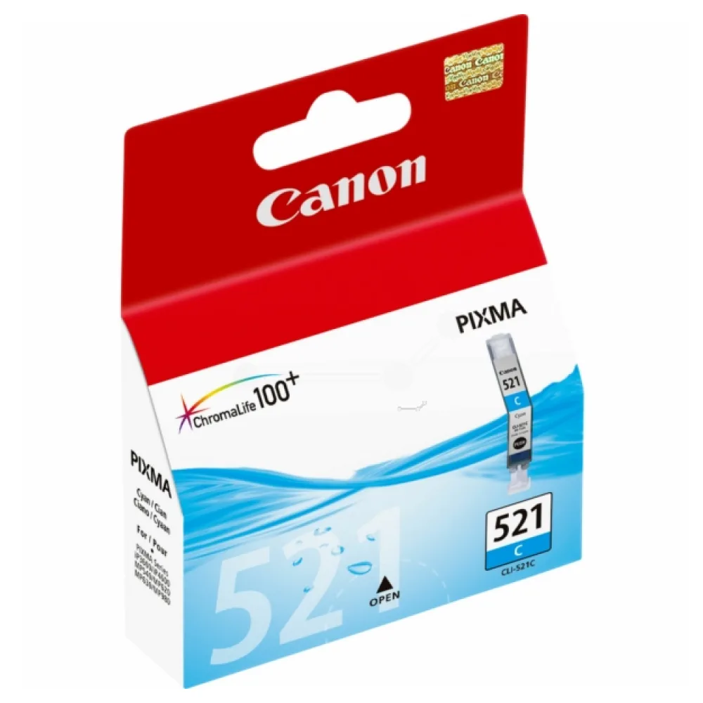 Original Canon 2934B001 / CLI521C Tintenpatrone cyan